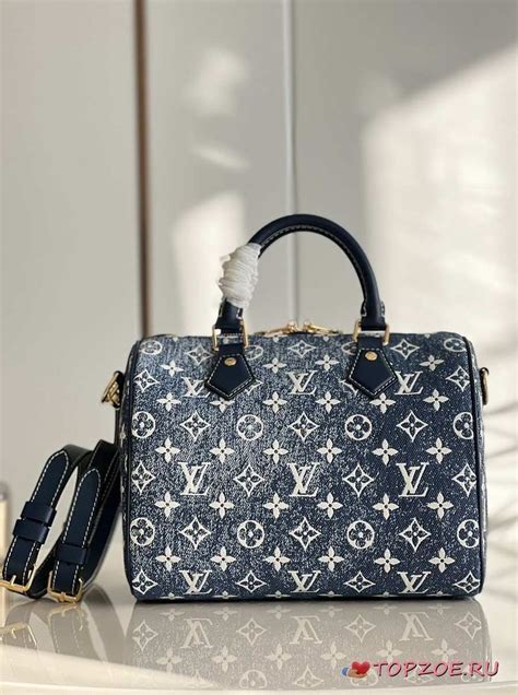 lv speedy denim bag|Speedy LV Icons Women's Bags .